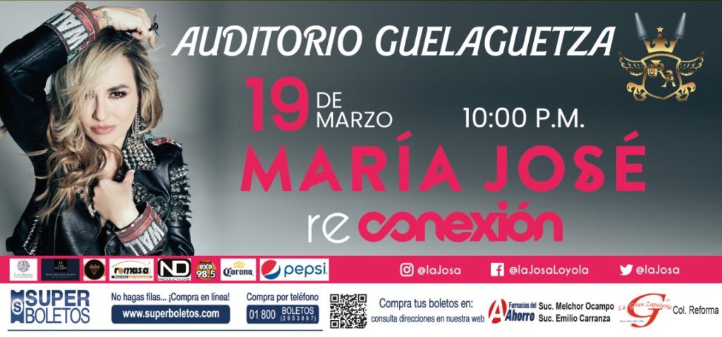María José en concierto