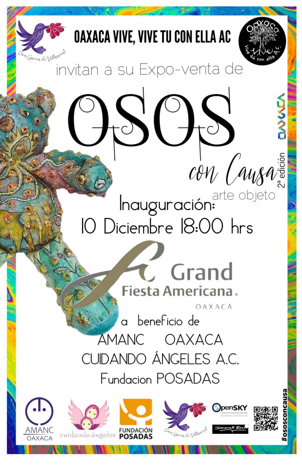 Osos con causa, 2ª edición a beneficio de Amanc Oaxaca